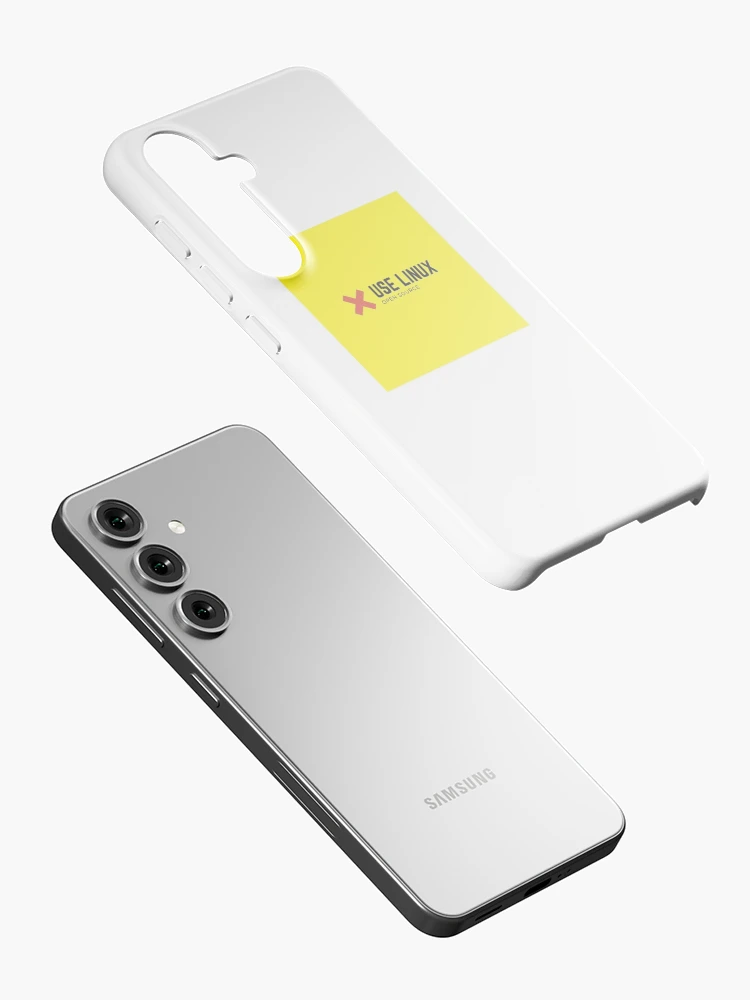 Thumbnail 2 of 4, Samsung Galaxy Phone Case, Use Linux Sticker designed and sold by MasterPat32.