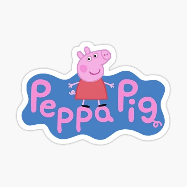 Cerdito peppa Pegatina