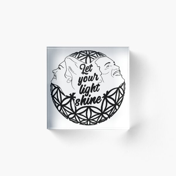 Let Your Light Shine Acrylic Block
