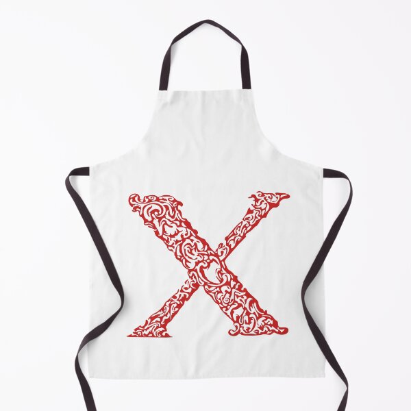 Item preview, Red Monogram - Letter "X" designed and sold by RoamingRabbit.