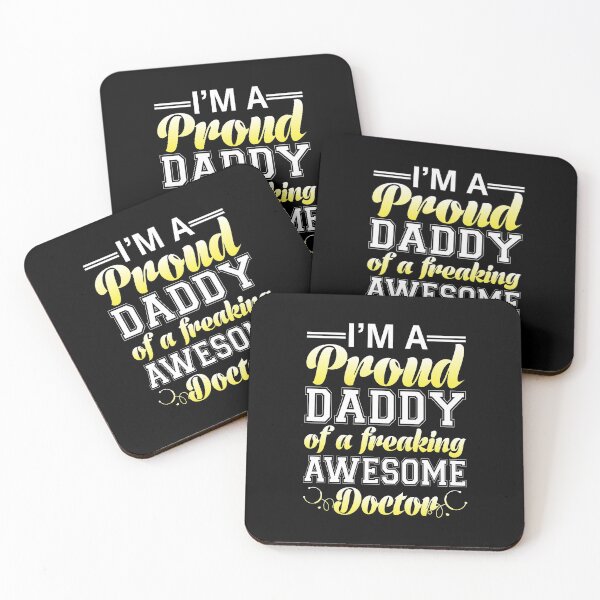 Item preview, I'm a Proud DADDY of a Freaking Awesome Doctor designed and sold by TshirtStoreBD24.