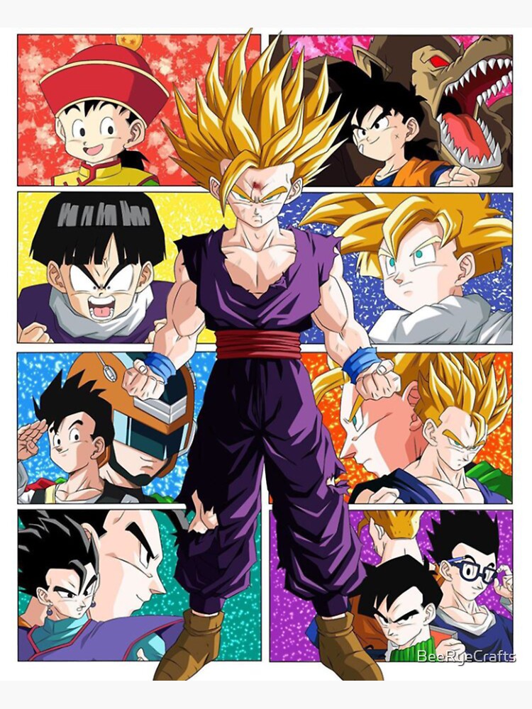 Goku and Gohan Manga Sticker for Sale by SenorFiredude