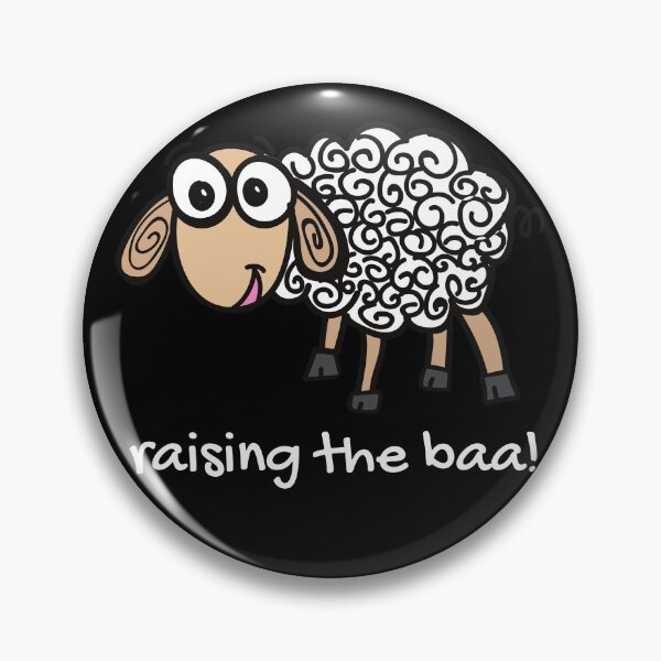 Item preview, Raising the baa! Funny farm pun, sheep pun. designed and sold by JellyBeenzz.