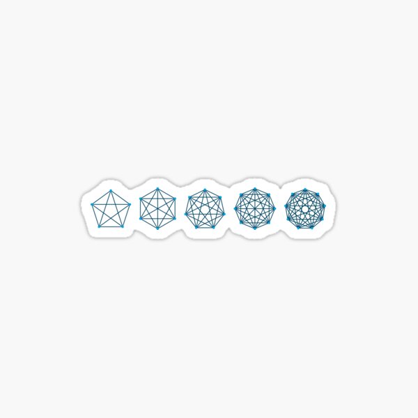 Item preview, Graph Theory - Complete Graphs designed and sold by Mechashadow.