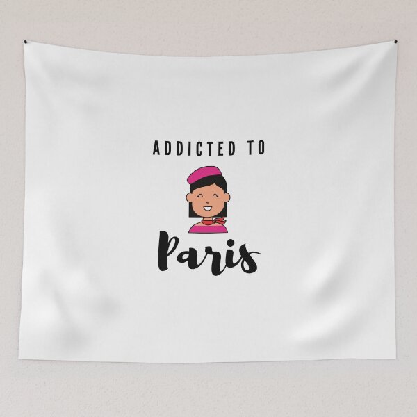 Item preview, Addicted to Paris | I Love Paris designed and sold by TheHappyDoodler.