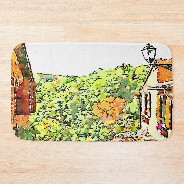 Item preview, Barbarano Romano: glimpse between houses of the village overlooking the woods designed and sold by Giuseppe Cocco.