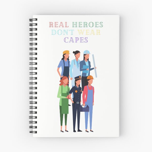 Item preview, Real Heroes Don't Wear Capes Female Design designed and sold by Central-Designs.