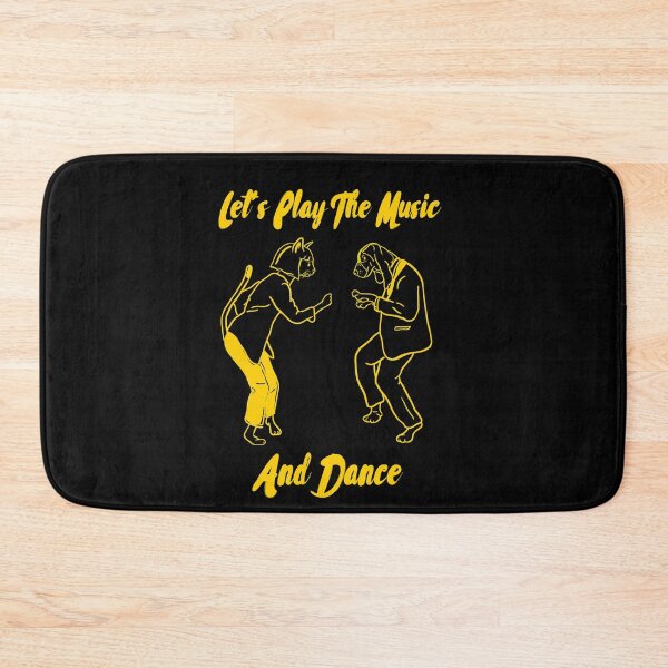 Item preview, Let's Play The Music And Dance, Dancing Cat, Dancing Dog designed and sold by HomeConscious.