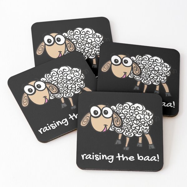 Item preview, Raising the baa! Funny farm pun, sheep pun. designed and sold by JellyBeenzz.