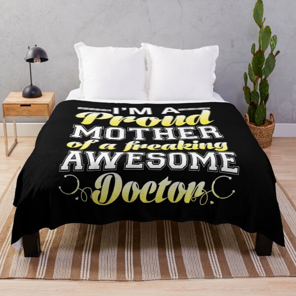 Item preview, I'm a Proud MOTHER of a Freaking Awesome Doctor designed and sold by TshirtStoreBD24.