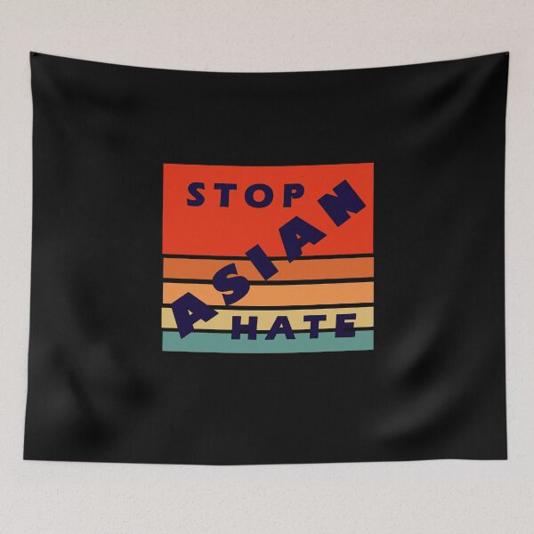 Item preview, Stop Asian Hate Vintage Colors AAPI Asian Lives Matter designed and sold by American-Proud.