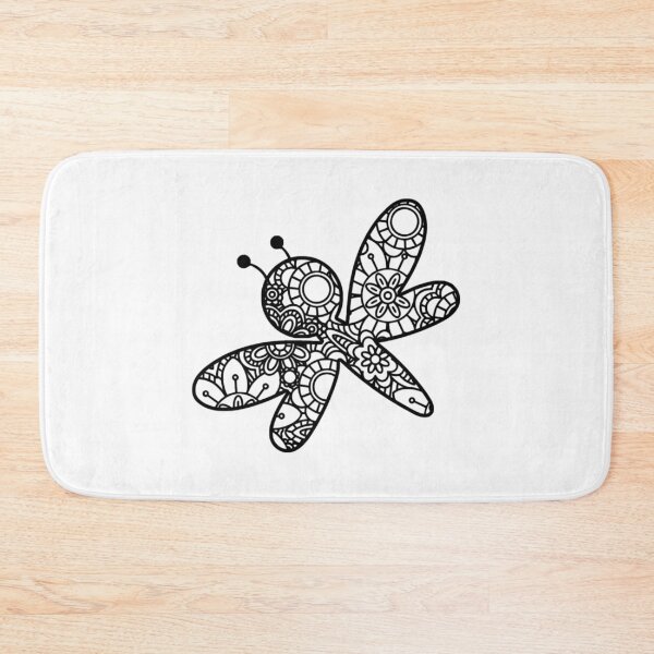 Item preview, Dragonfly Mandala Insect Zentangle Zen Pattern Yoga Gift designed and sold by Style4You24.