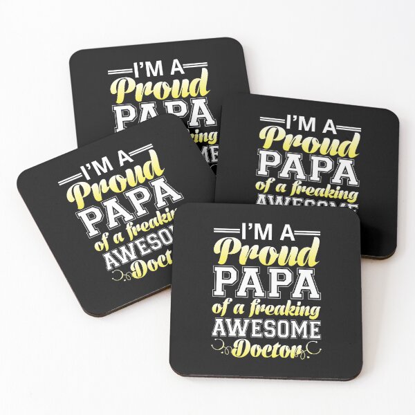 Item preview, I'm a Proud PAPA of a Freaking Awesome Doctor designed and sold by TshirtStoreBD24.