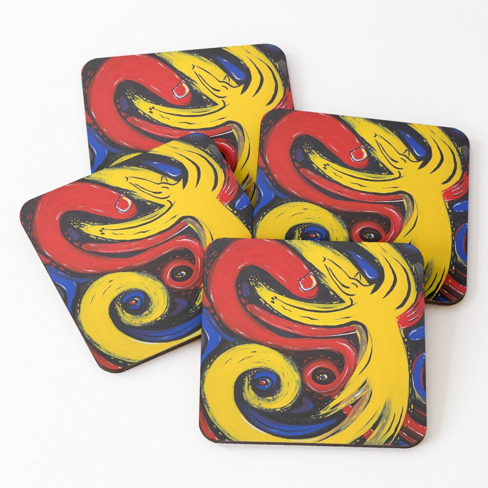 Item preview, Coasters (Set of 4) designed and sold by flooko.