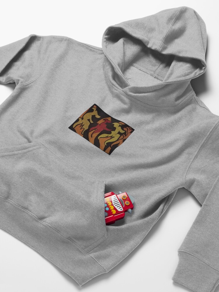 Alternate view of Dancing through the Fire Kids Pullover Hoodie