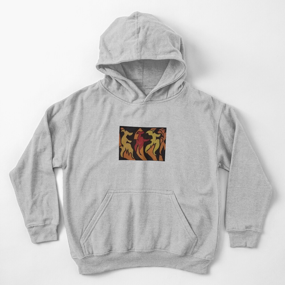 Dancing through the Fire Kids Pullover Hoodie