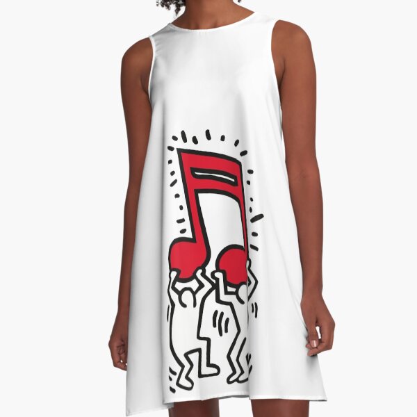 Artikel-Vorschau von Musiknote Haring Pop Art, designt und verkauft von mgdlnsapien.
