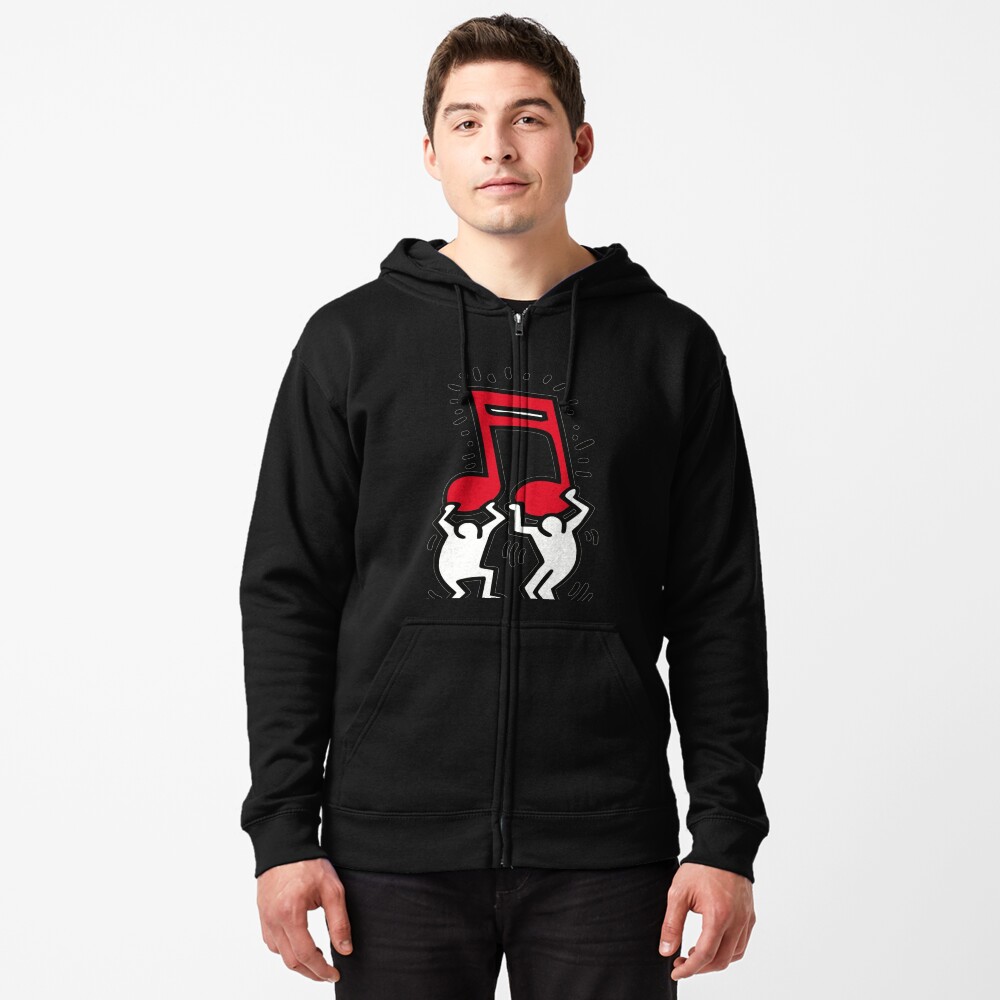 Vista previa del artículo con la obra «Sudadera con capucha y cremallera», diseñado y vendido por mgdlnsapien.