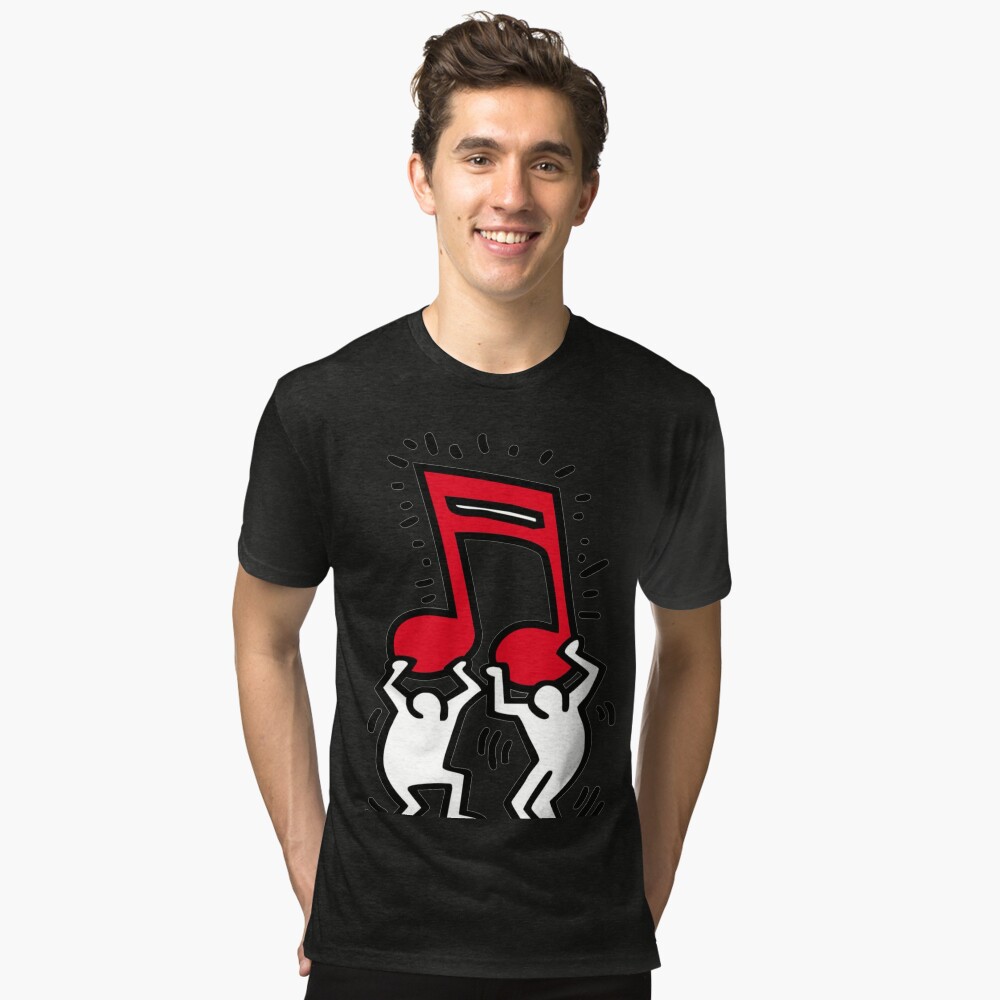 Vista previa del artículo con la obra «Camiseta de tejido mixto», diseñado y vendido por mgdlnsapien.