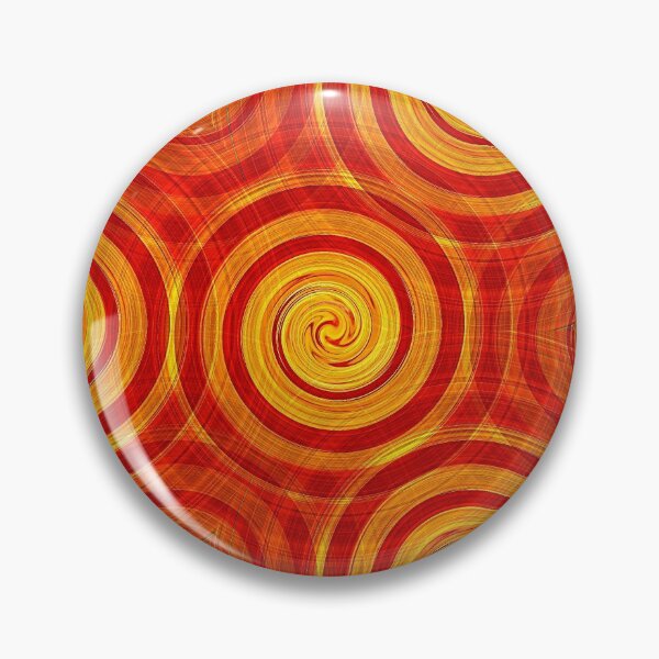 Item preview, Red Yellow Chili  Spiral Print designed and sold by ArtIAM8.