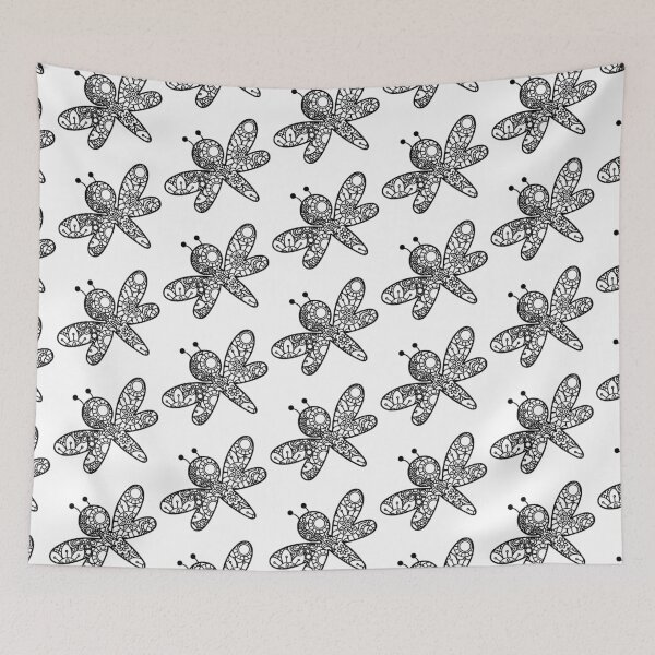 Item preview, Dragonfly Mandala Insect Zentangle Zen Pattern Yoga Gift designed and sold by Style4You24.