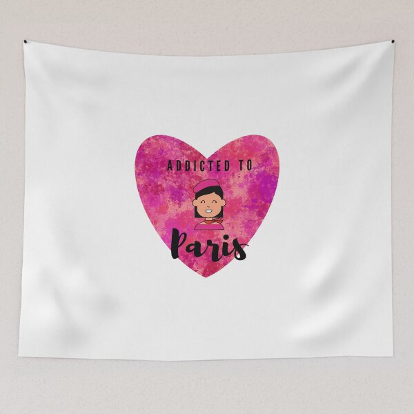 Item preview, Addicted to Paris | I Love Paris designed and sold by TheHappyDoodler.