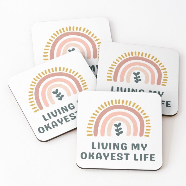 Item preview, Living My Okayest Life designed and sold by Everythingafter.