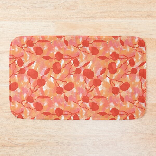 Item preview, Tropical leaves in orange designed and sold by stavina.