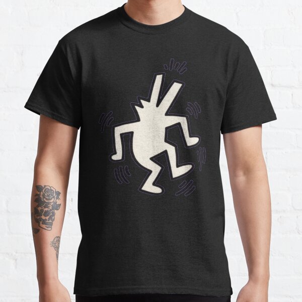 barking dog haring pop art Classic T-Shirt
