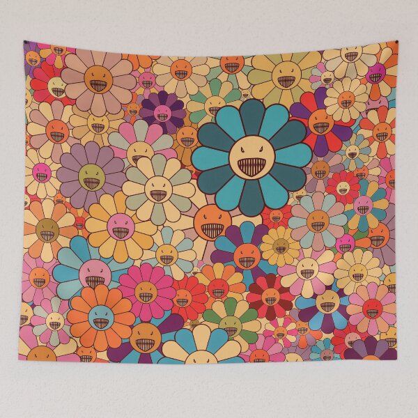 Item preview, SAY IT WITH FLOWERS - seventies tapestry style designed and sold by THELEMA.