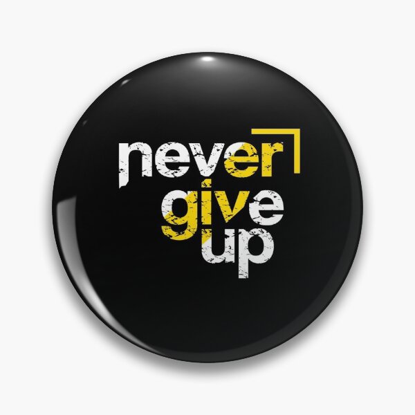 Item preview, never give up designed and sold by shopairon.