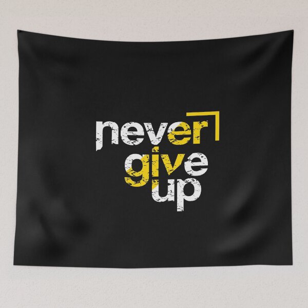 Item preview, never give up designed and sold by shopairon.