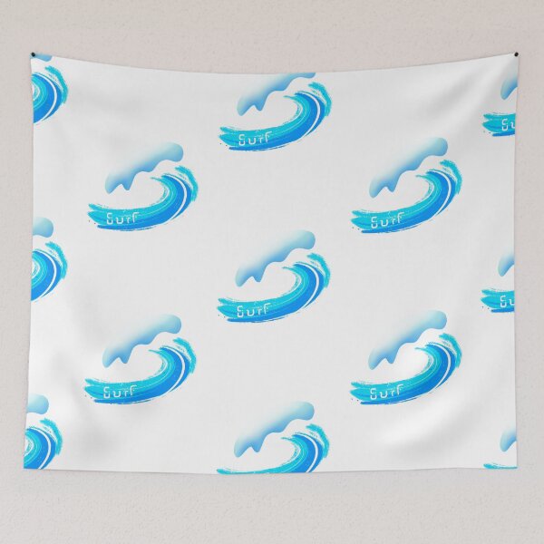 Item preview, Blue sea waves designed and sold by Amdesign1221.