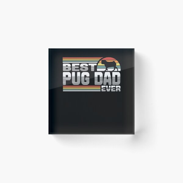 Item preview, Best Pug Dad Vintage Gift Dog Lover designed and sold by besTmanuFacture.