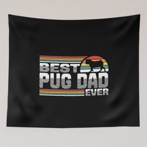 Item preview, Best Pug Dad Vintage Gift Dog Lover designed and sold by besTmanuFacture.