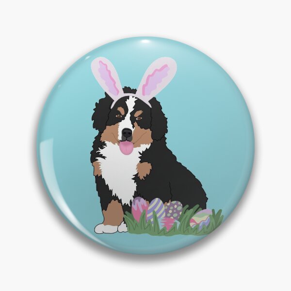 Item preview, Easter Bernese Mountain Dog Puppy Pattern  designed and sold by KantstandyaC.