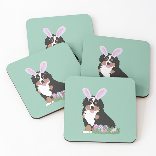 Item preview, Easter Bernese Mountain Dog Puppy Pattern  designed and sold by KantstandyaC.