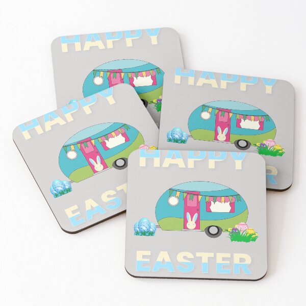 Item preview, Easter Camping Cute Bunny Eggs Happy Easter Day  designed and sold by GINIART.