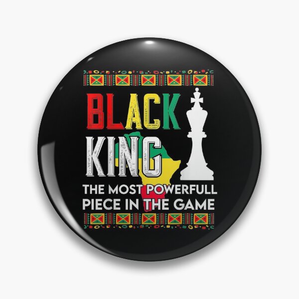 Item preview, Black King The Most Powerful Piece In The Game designed and sold by Rosalind Blick.