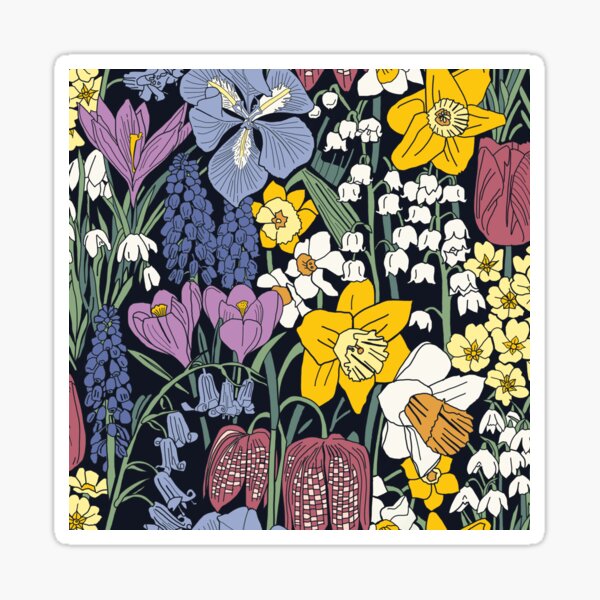 Spring Flowers Sticker