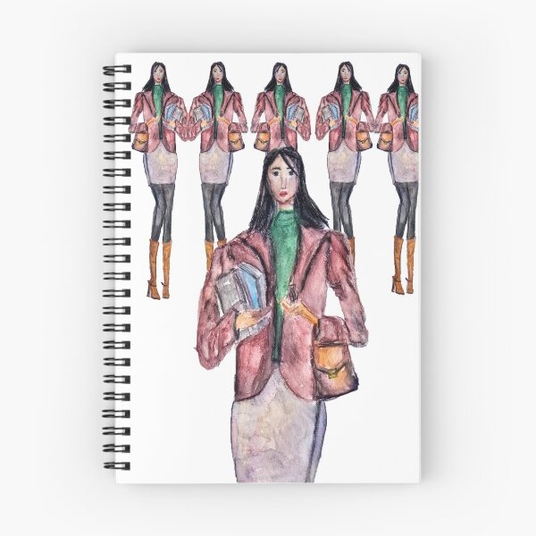Item preview, BOOKWORM FASHION ILLUSTRATION  designed and sold by IvanaKada.