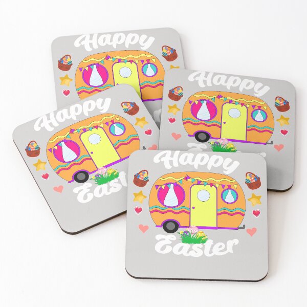 Item preview, Easter Camping Cute Bunny Eggs Happy Easter Day  designed and sold by GINIART.