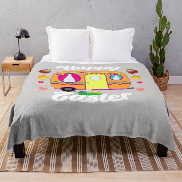 Item preview, Easter Camping Cute Bunny Eggs Happy Easter Day designed and sold by GINIART.