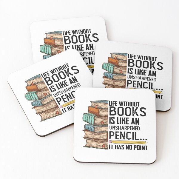 Item preview, Life Without Book Is Like An Unsharpened Pencil designed and sold by Maxartdesigns.