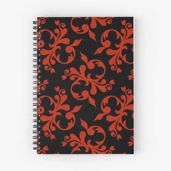 Item preview, Damascado rojo sobre negro designed and sold by Inkowski.