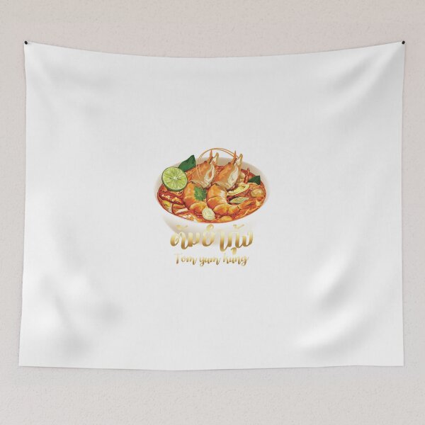 Item preview, TomYumKung Thai Popular Dishes Sticker Design designed and sold by Wisit Thongngam.