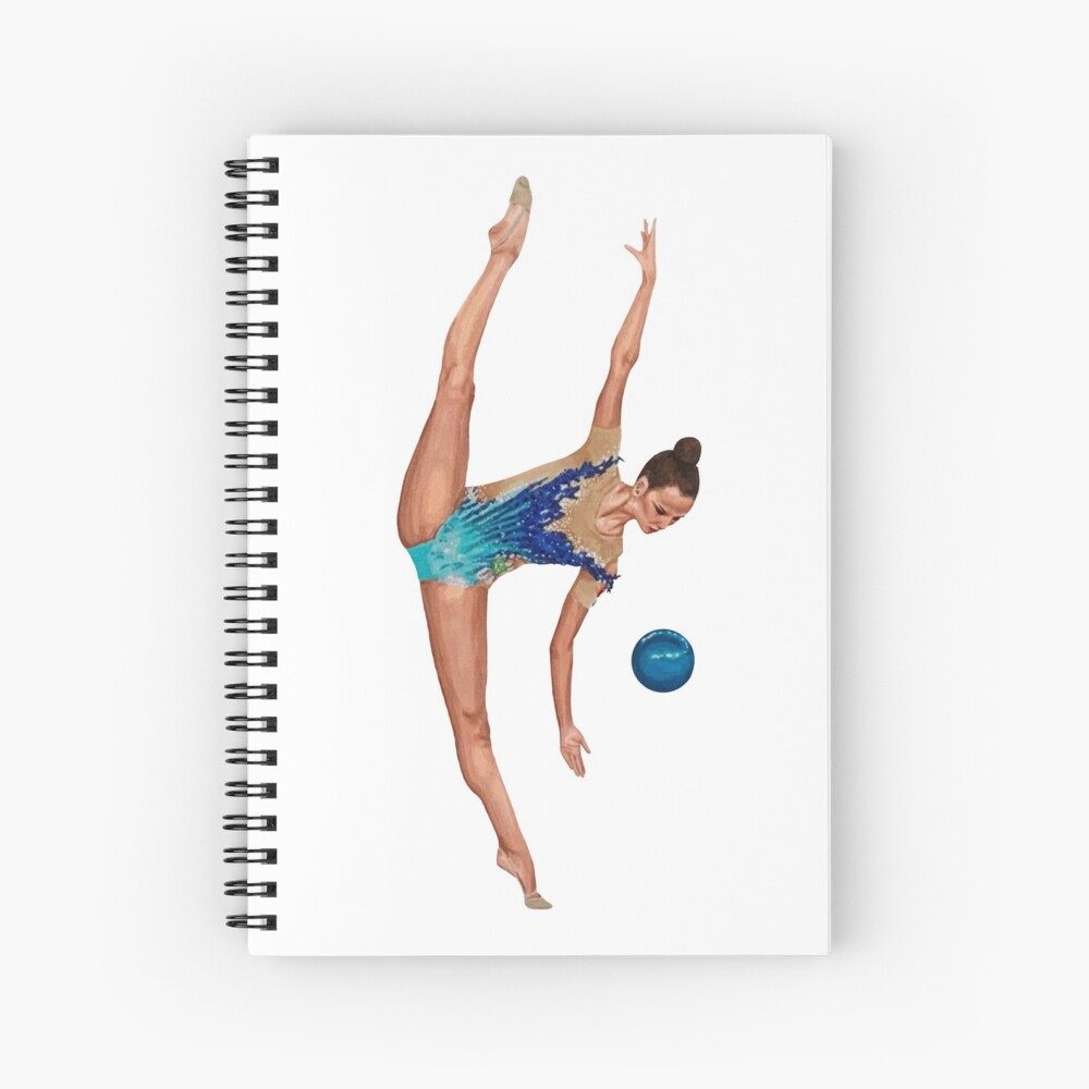 Kids Notebook With Rhythmic Gymnastics Design