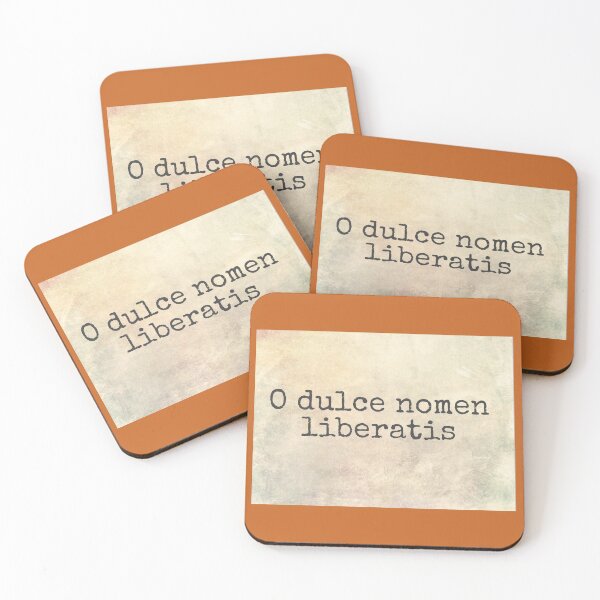 Item preview, O sweet name freedom, Latin quote designed and sold by Pelikancrazy.