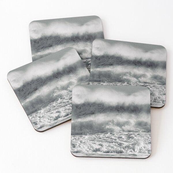 Item preview, Digital Photograph by Simon Johnson.  Breaking storm wave, wind blown and sunlit designed and sold by SimonJohnson1.