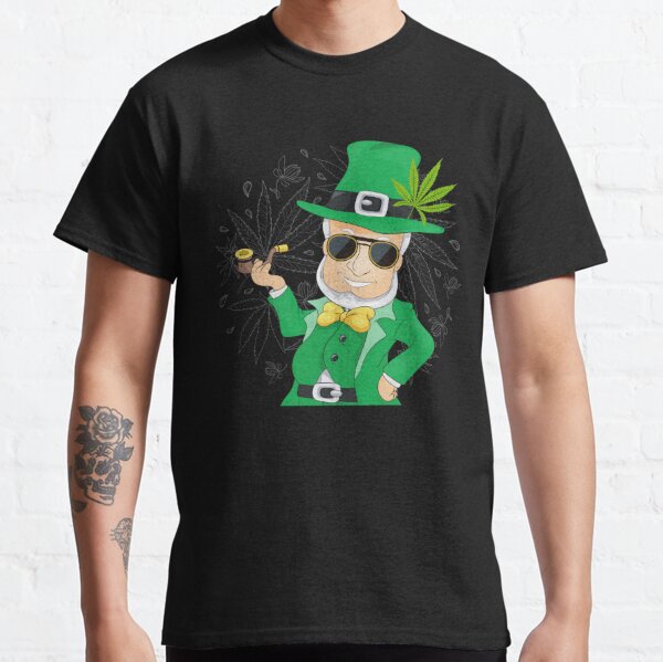 Leprechaun Stoner Irish Pot of Weed, I'm Highrish Classic T-Shirt